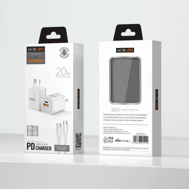 20W Charger + Cable